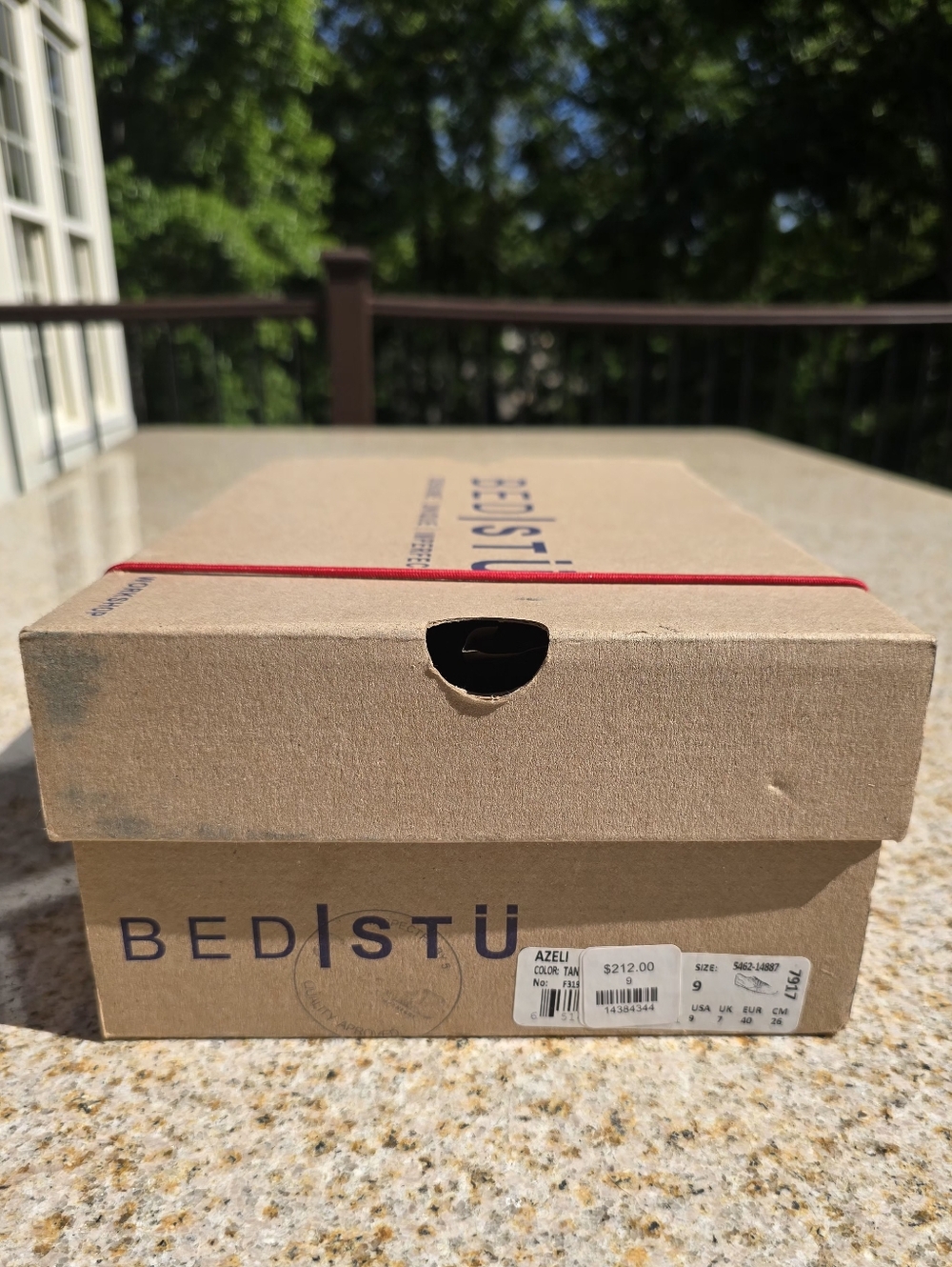 BED|STU Women's AZELI Tan Leather Sneakers with Red Lining - ONLY WORN ONCE - Picture 2 of 10